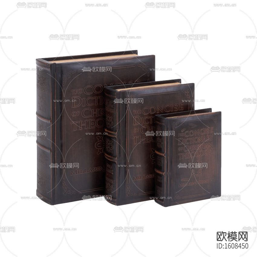 美式古典书籍摆件