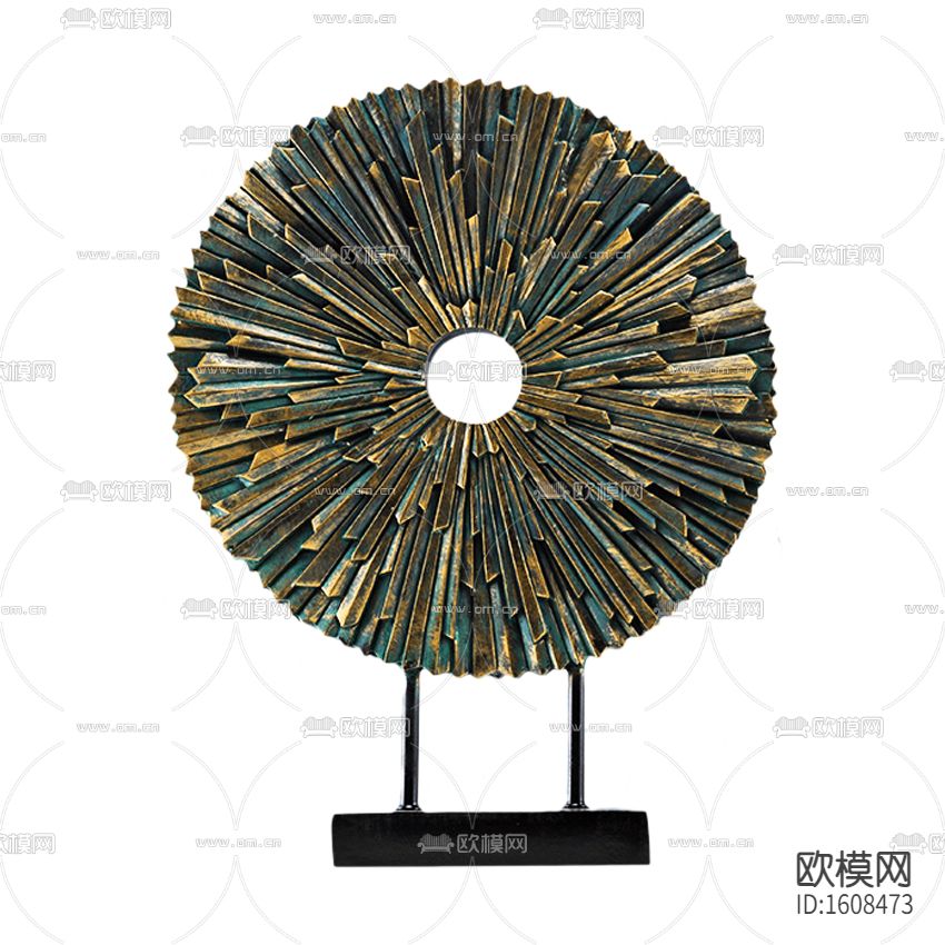 美式简约树脂摆件下载