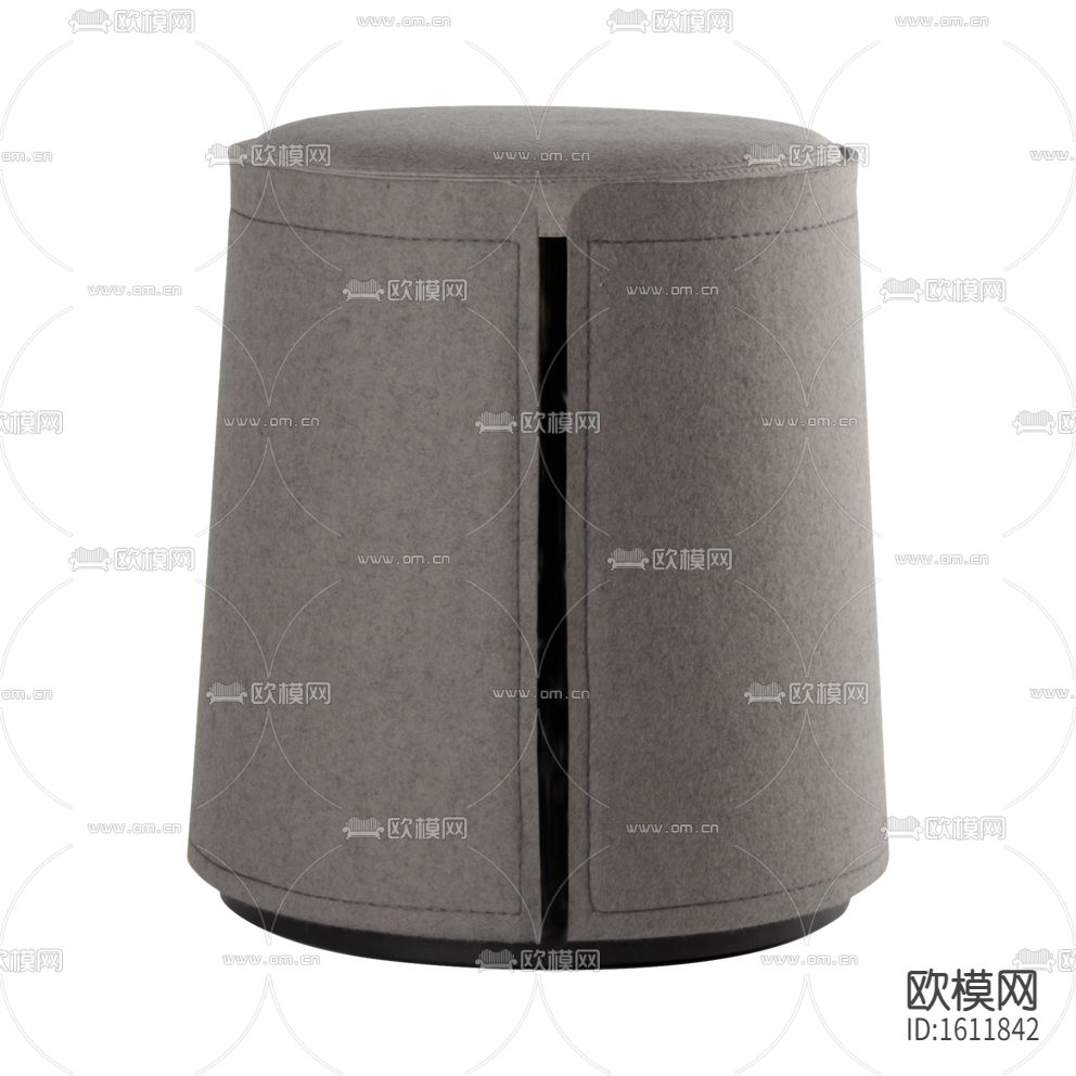 现代简约布艺沙发凳下载