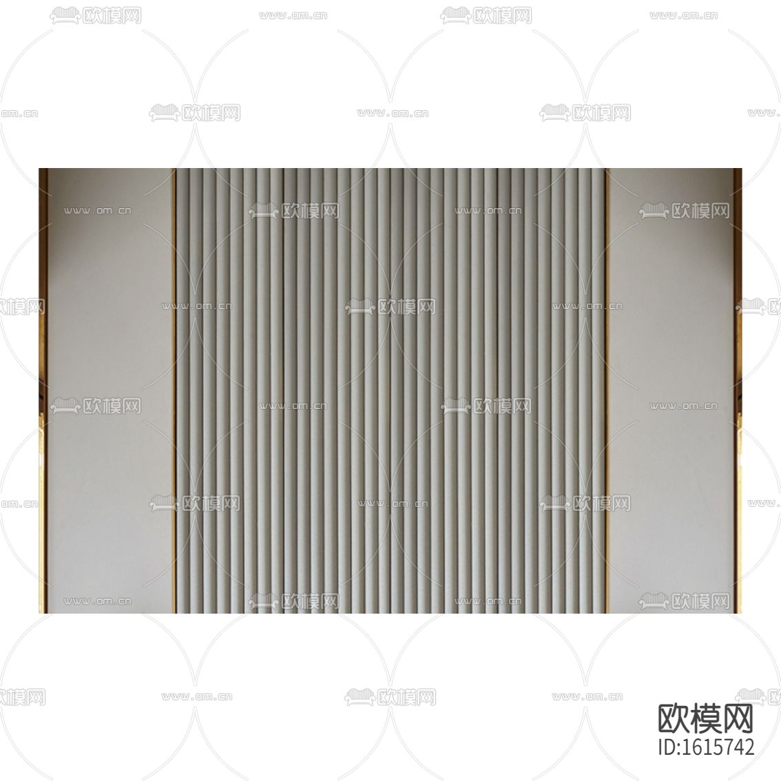 新中式轻奢硬包不锈钢背景墙