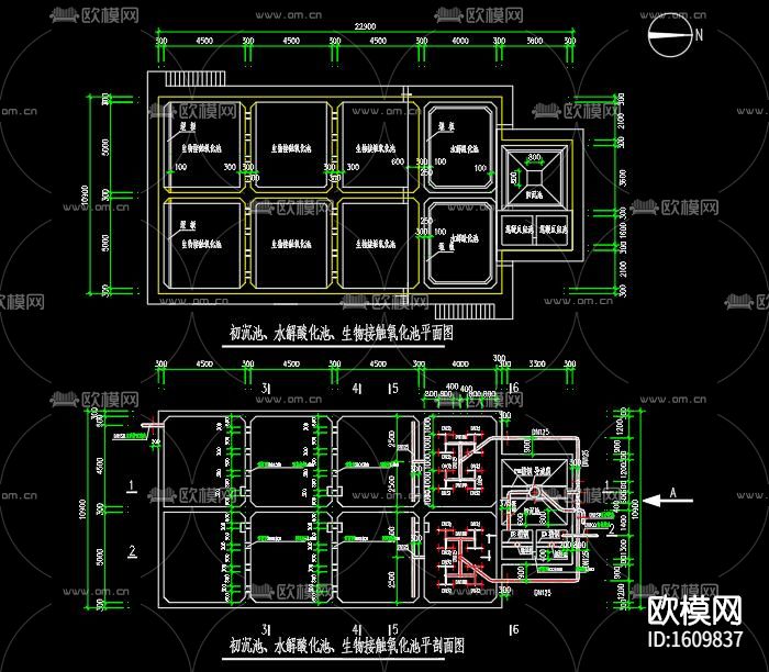乳制品厂cad施工图下载（渲染图7）