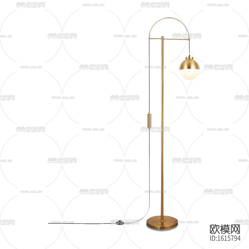 北欧极简创意金属落地灯下载