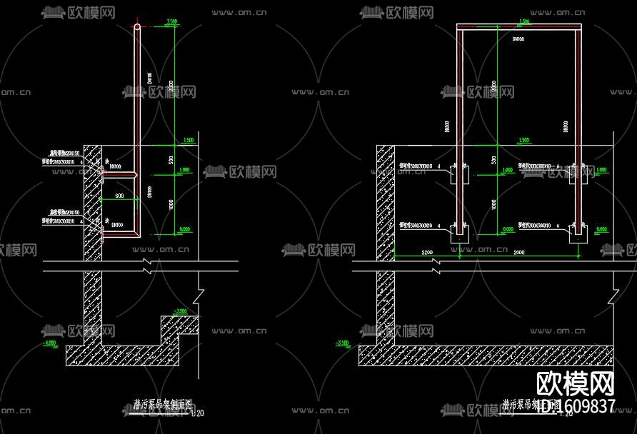 乳制品厂cad施工图下载（渲染图5）