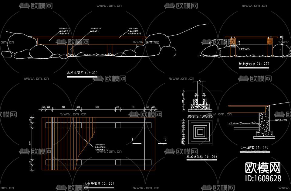 公园cad施工图下载（渲染图4）