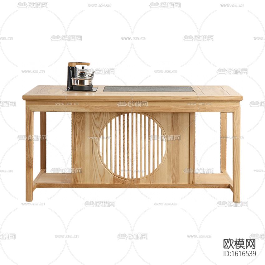 新中式禅意实木茶几下载