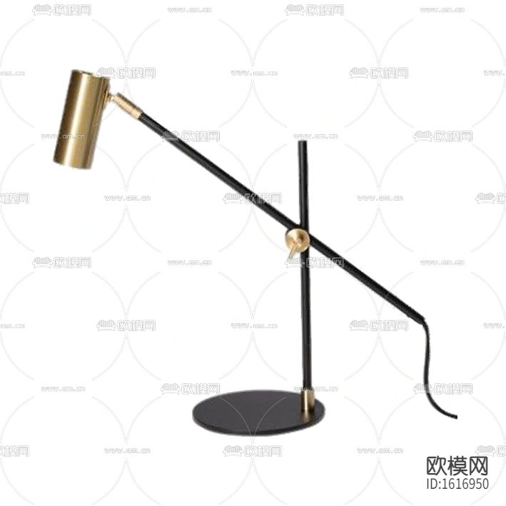 现代轻奢金属台灯