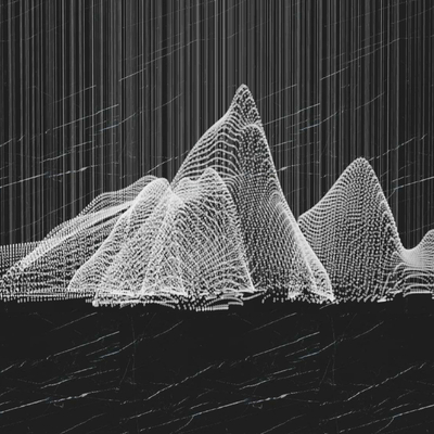  新中式山脉装饰灯su模型 