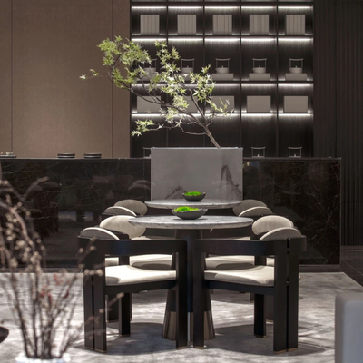 派尚设计 新中式售楼处洽谈区