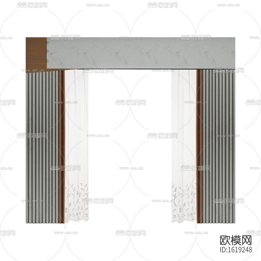 新中式简约布艺遮光窗帘