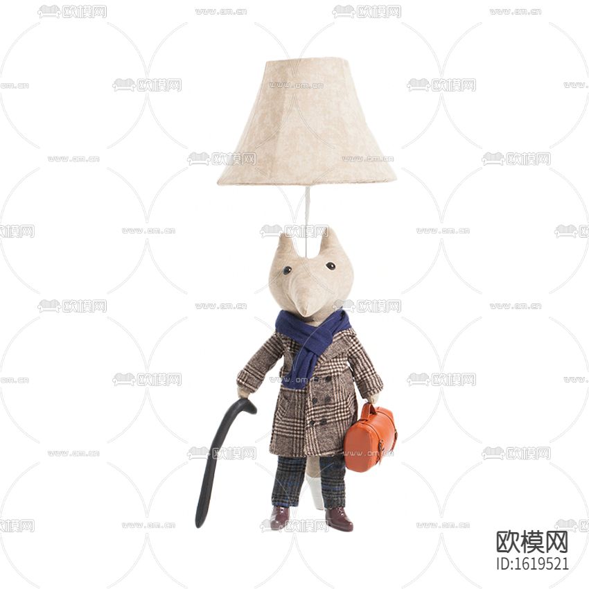 北欧简约卡通布偶儿童台灯下载