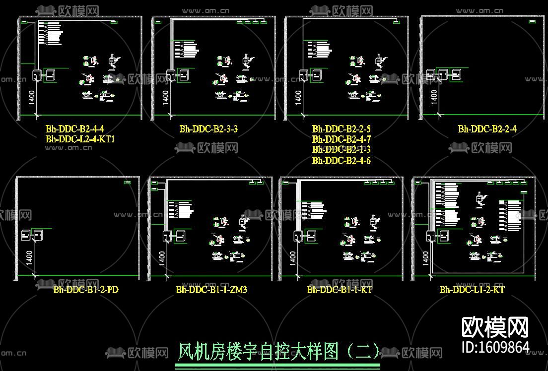 酒店弱电智能化系统cad施工图下载（渲染图7）