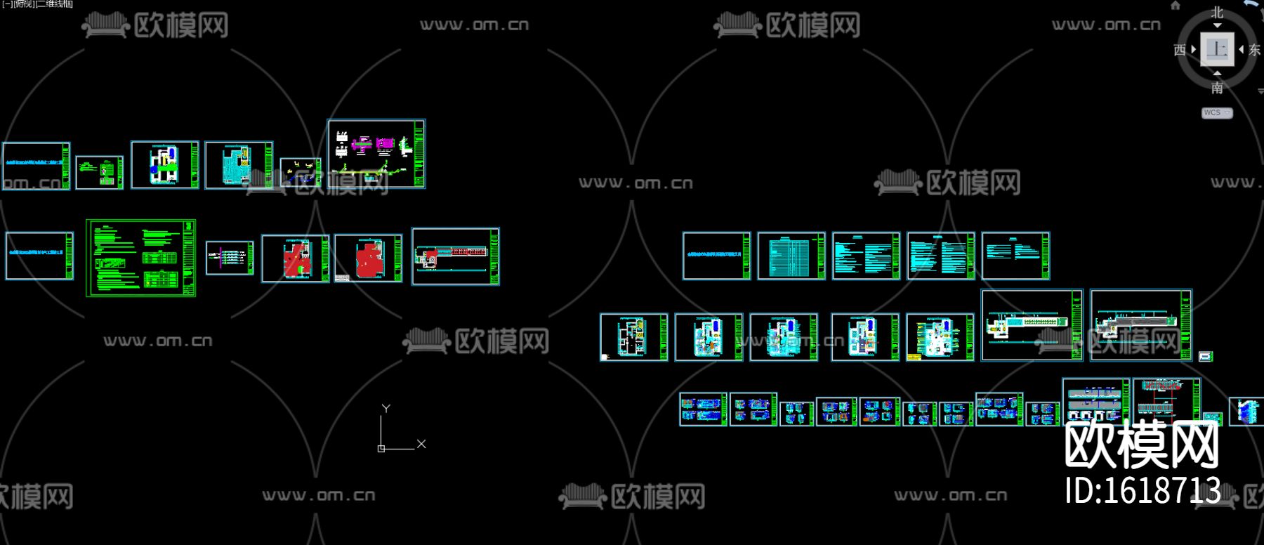 家装样板间cad施工图下载（渲染图6）