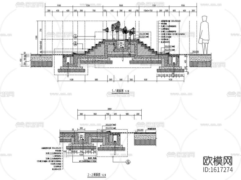 居住区景观全套cad施工图下载(渲染图6)