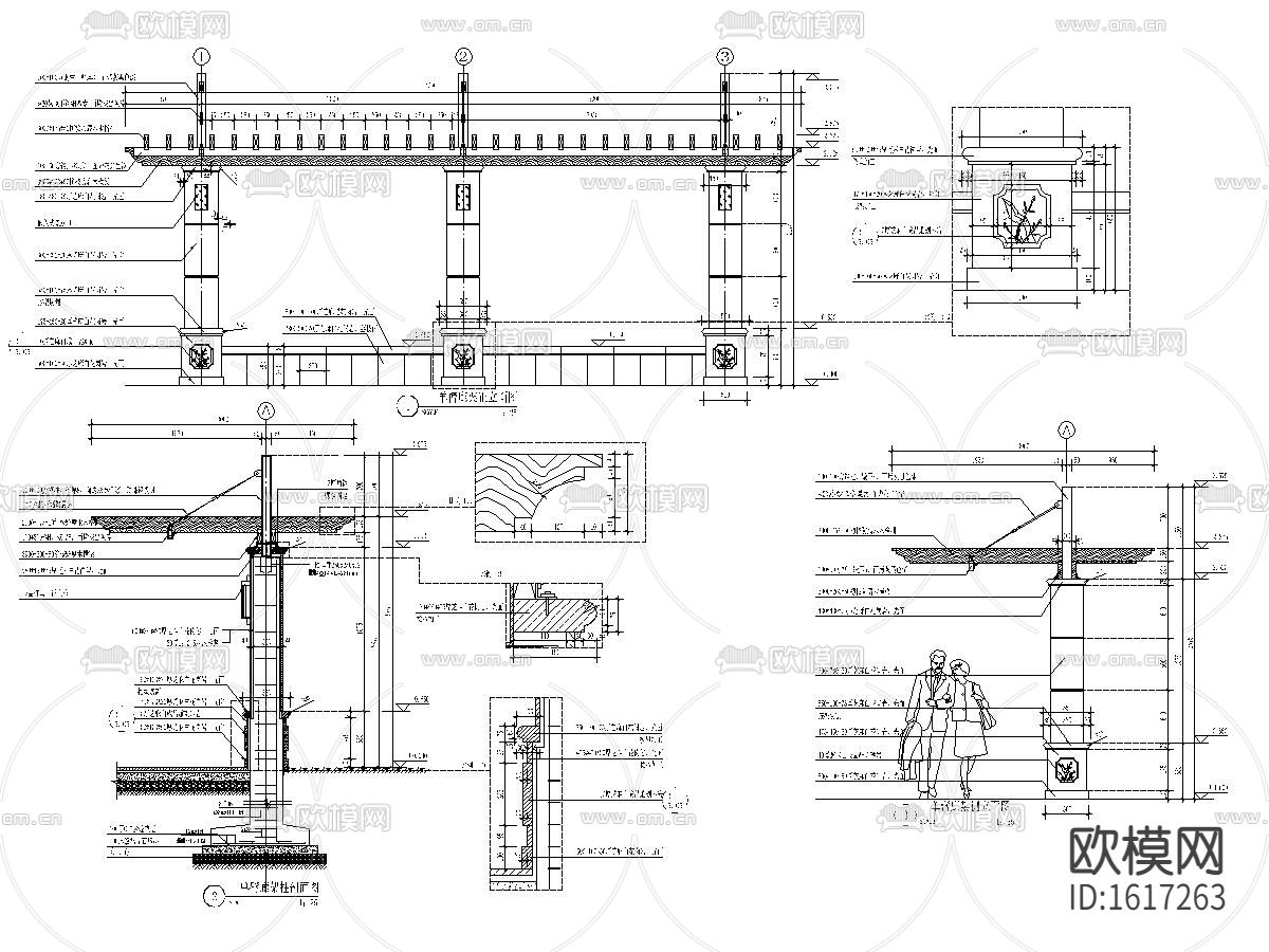 生态科技产业园室外景观工cad施工图下载（渲染图3）
