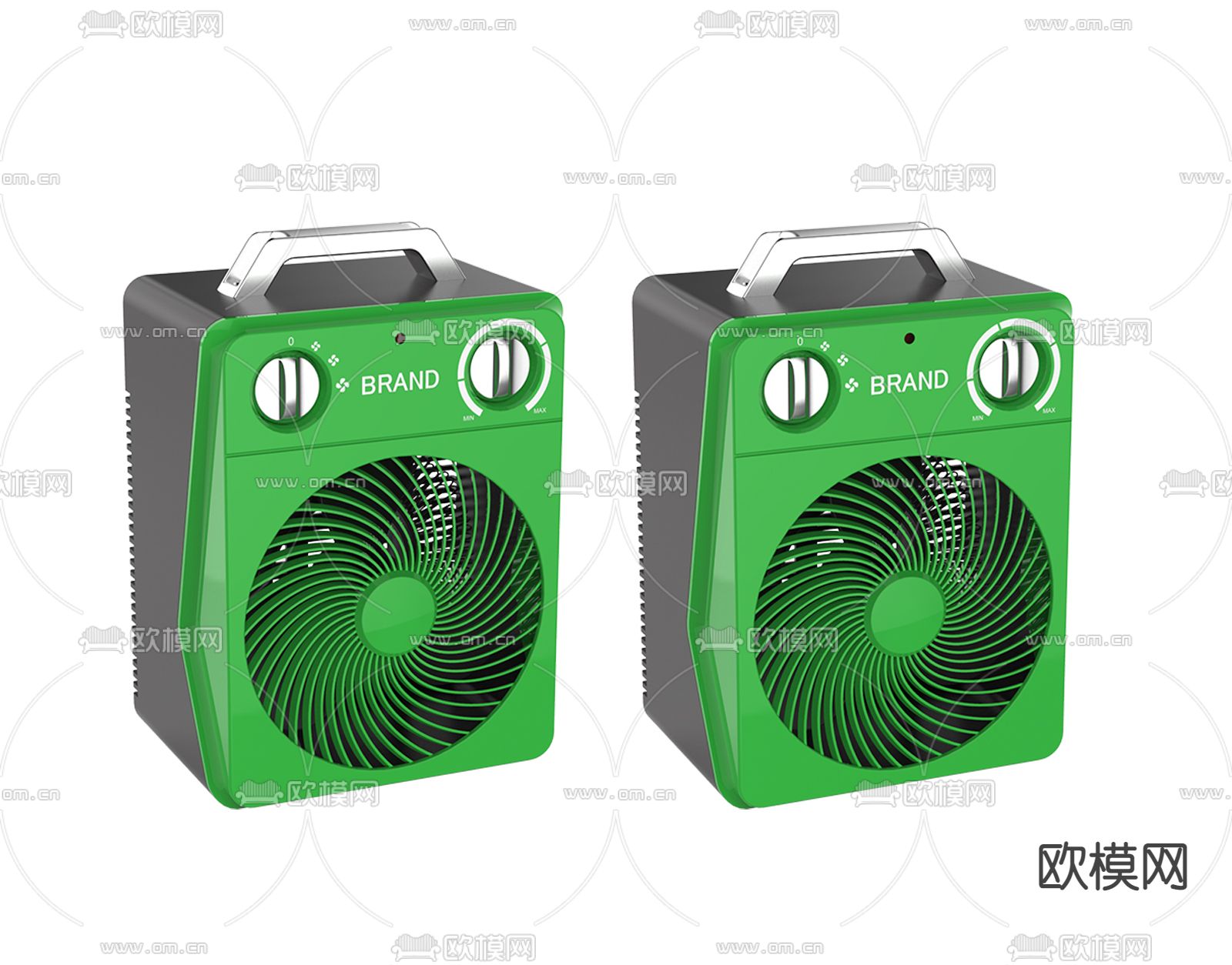 现代暖风机3d模型下载