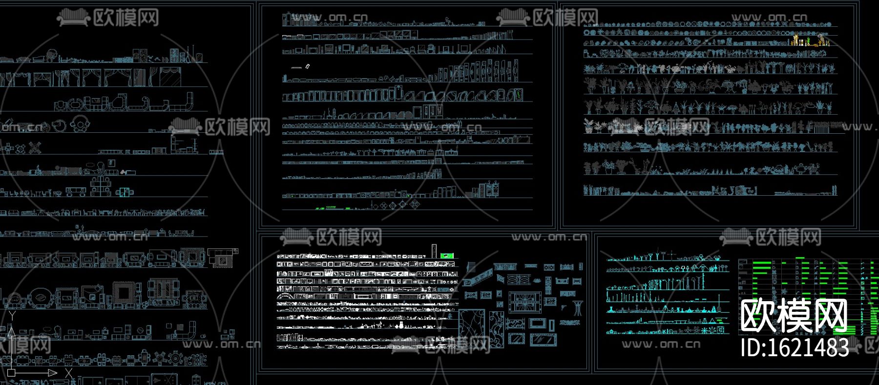室内cad图库下载（渲染图4）