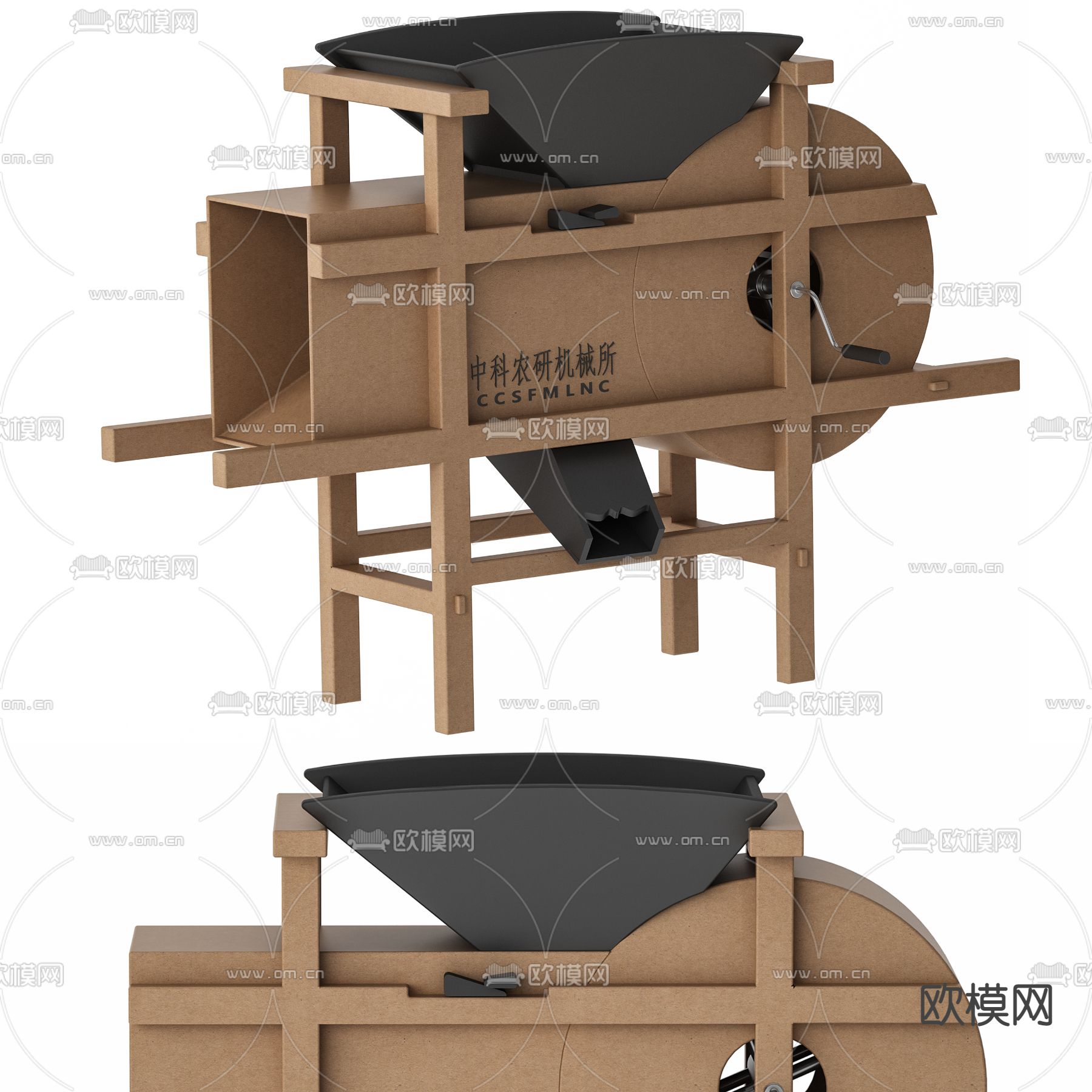 现代农业鼓风机3d模型
