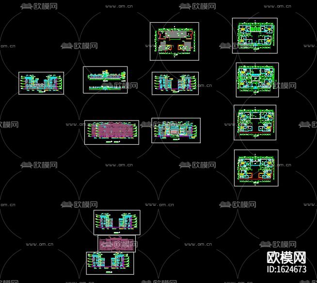 新中式四合院下载（渲染图7）