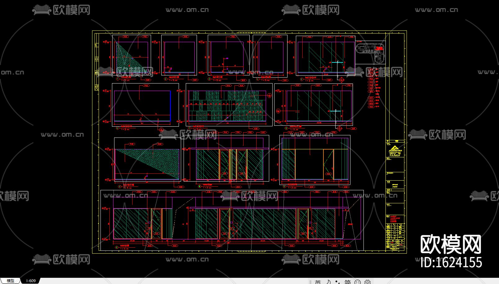 装饰图纸CAD&PDF+机电图纸CAD+官方摄影下载（渲染图9）