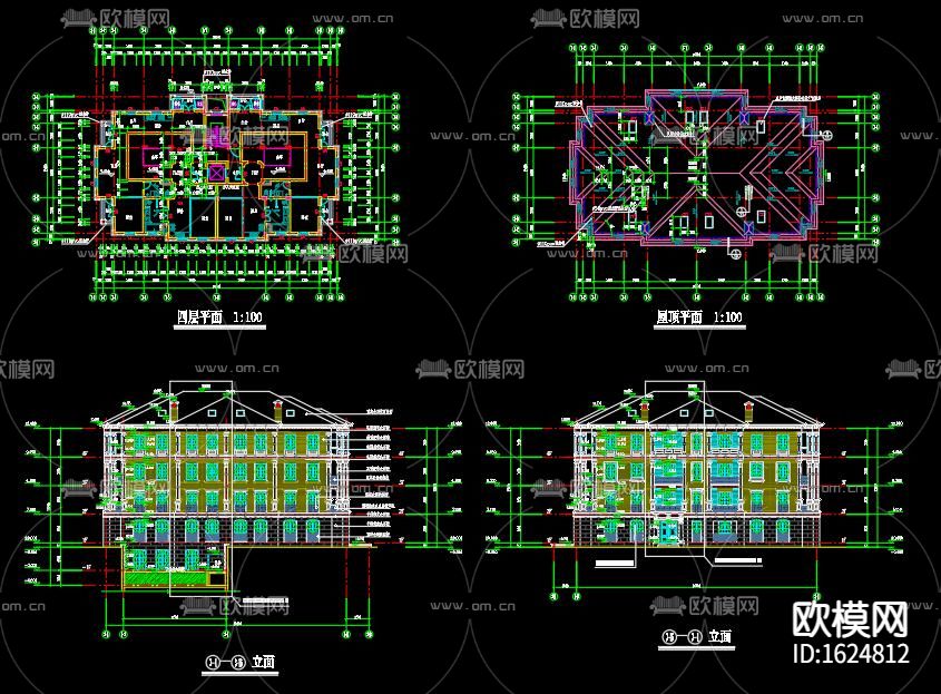 欧式住宅下载（渲染图2）