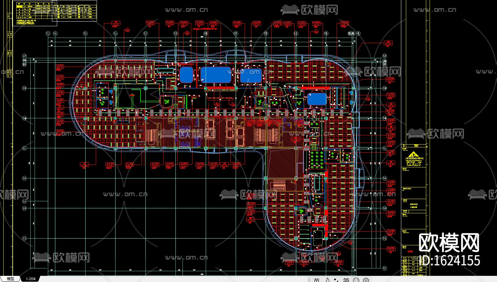 装饰图纸CAD&PDF+机电图纸CAD+官方摄影下载（渲染图8）
