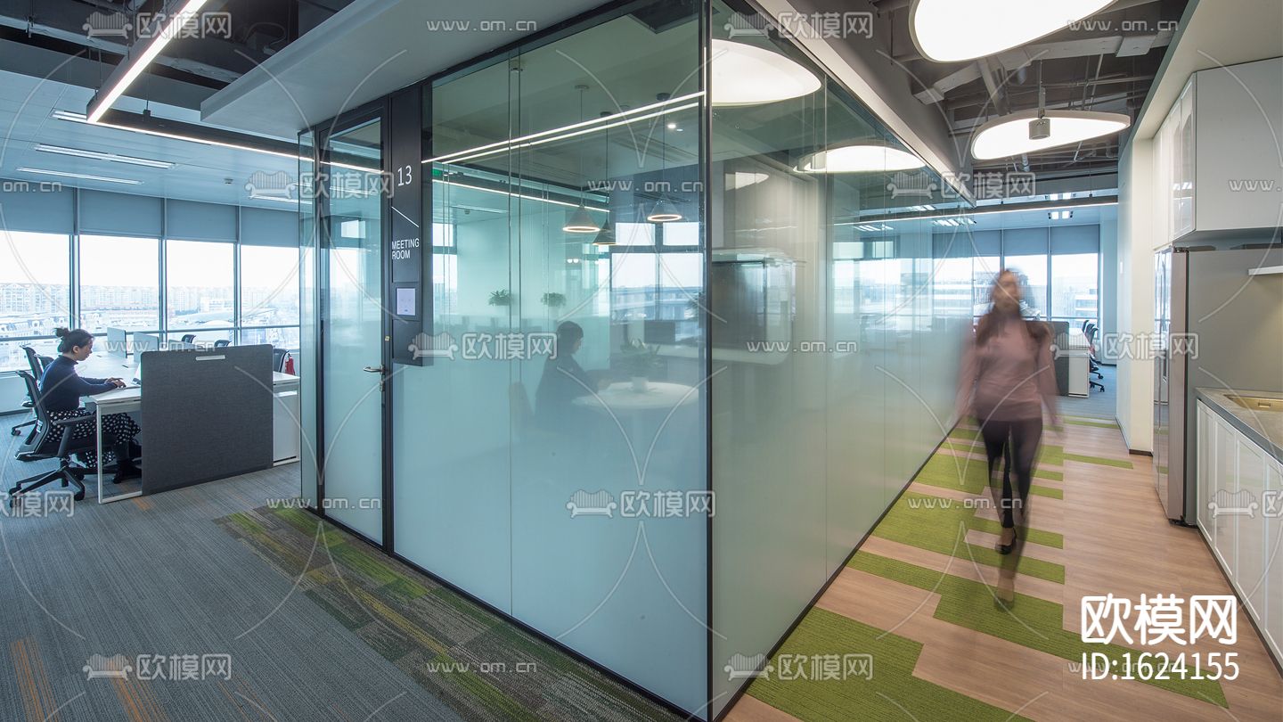 装饰图纸CAD&PDF+机电图纸CAD+官方摄影下载（渲染图6）