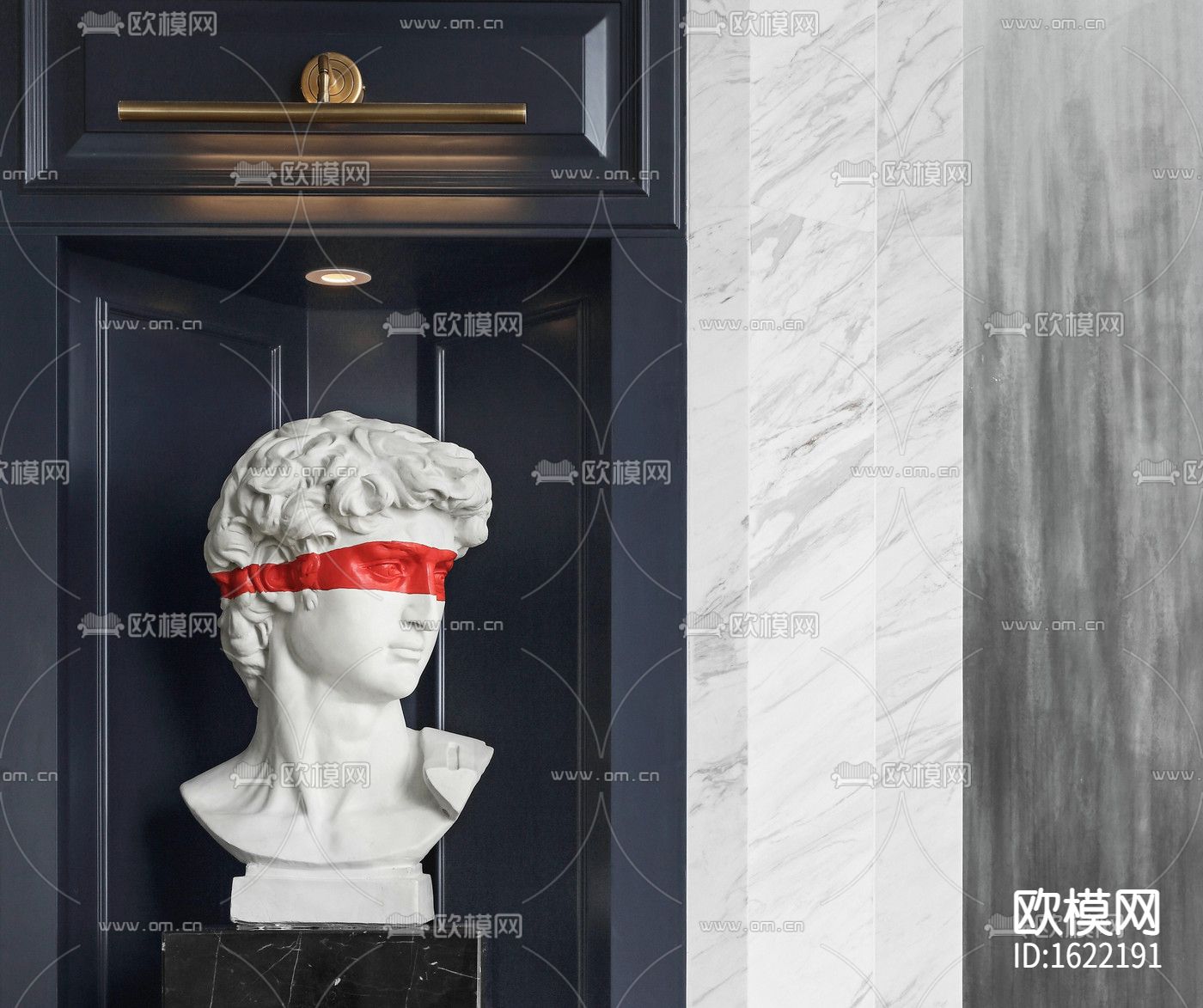 法式复式住宅实景照片+施工图下载（渲染图4）