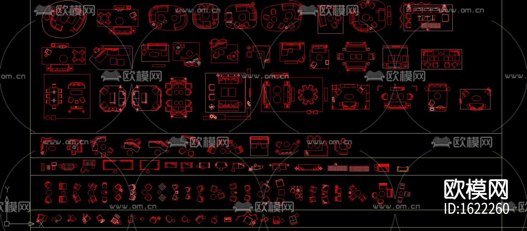 雅布室内cad图库下载（渲染图2）