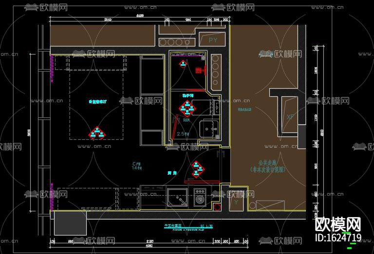 25平米样板间下载（渲染图2）