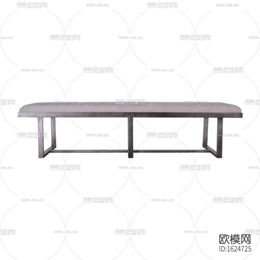 北欧简约实木布艺长凳下载