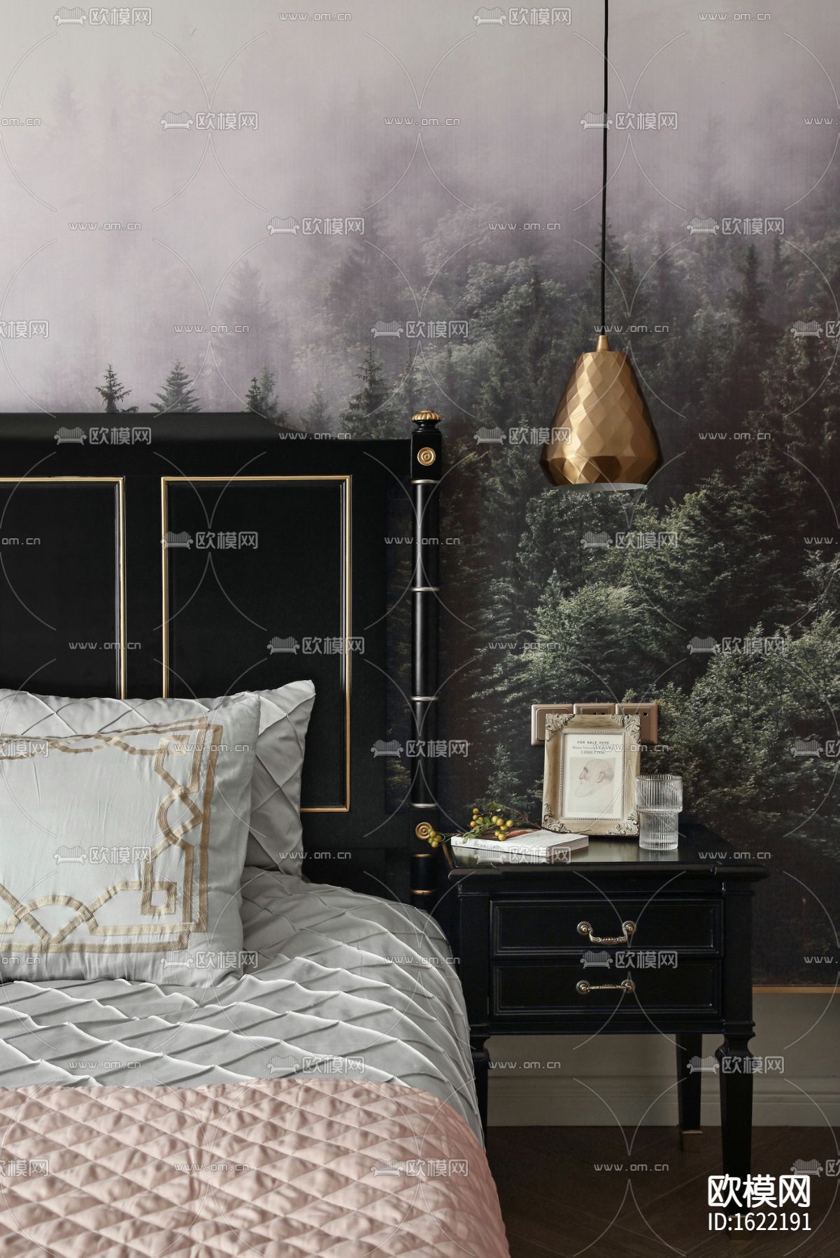 法式复式住宅实景照片+施工图下载（渲染图3）