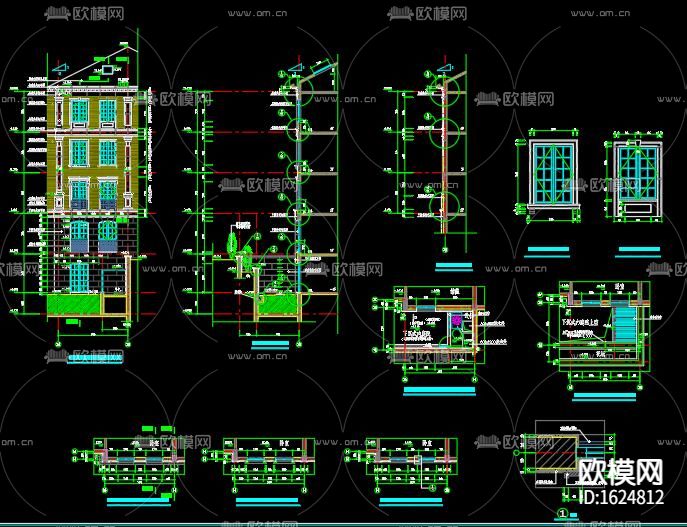 欧式住宅下载（渲染图4）