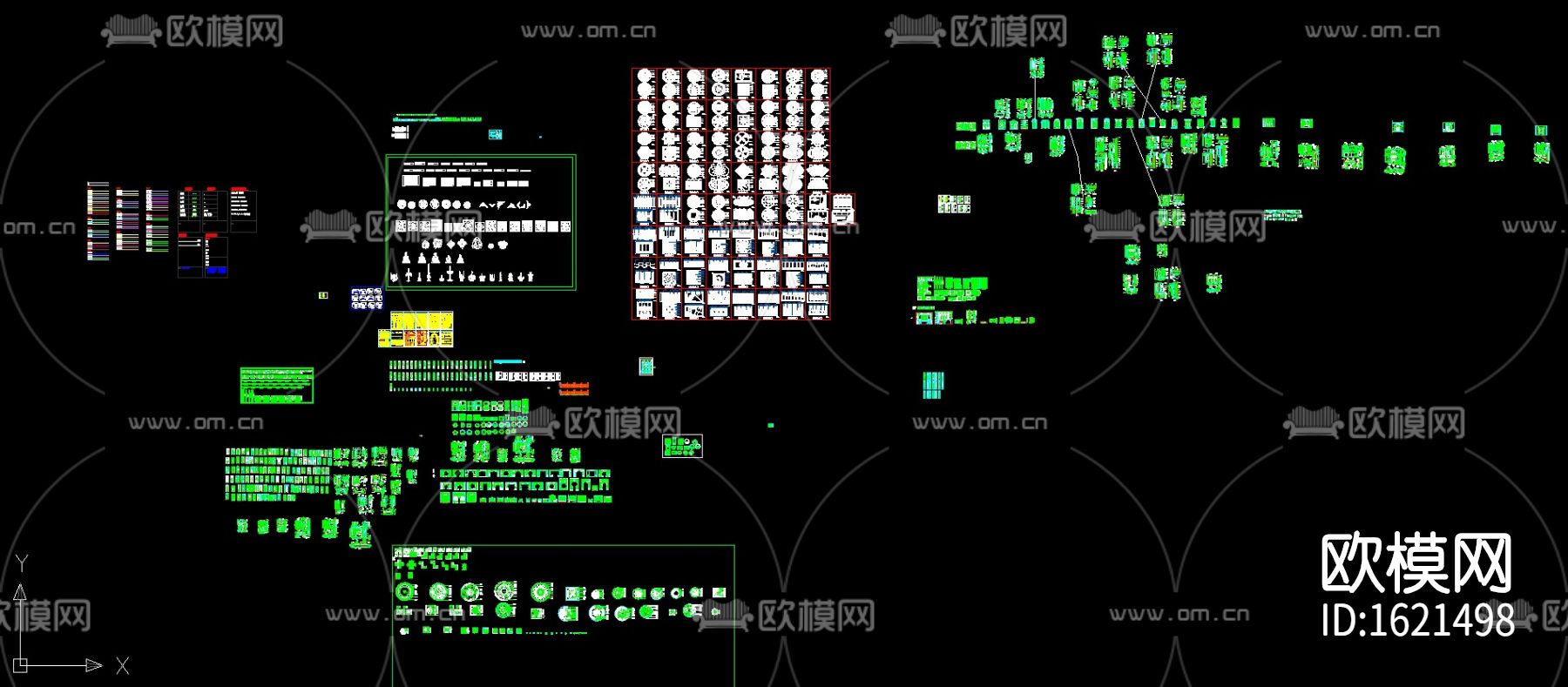 中式古建cad图库下载（渲染图4）