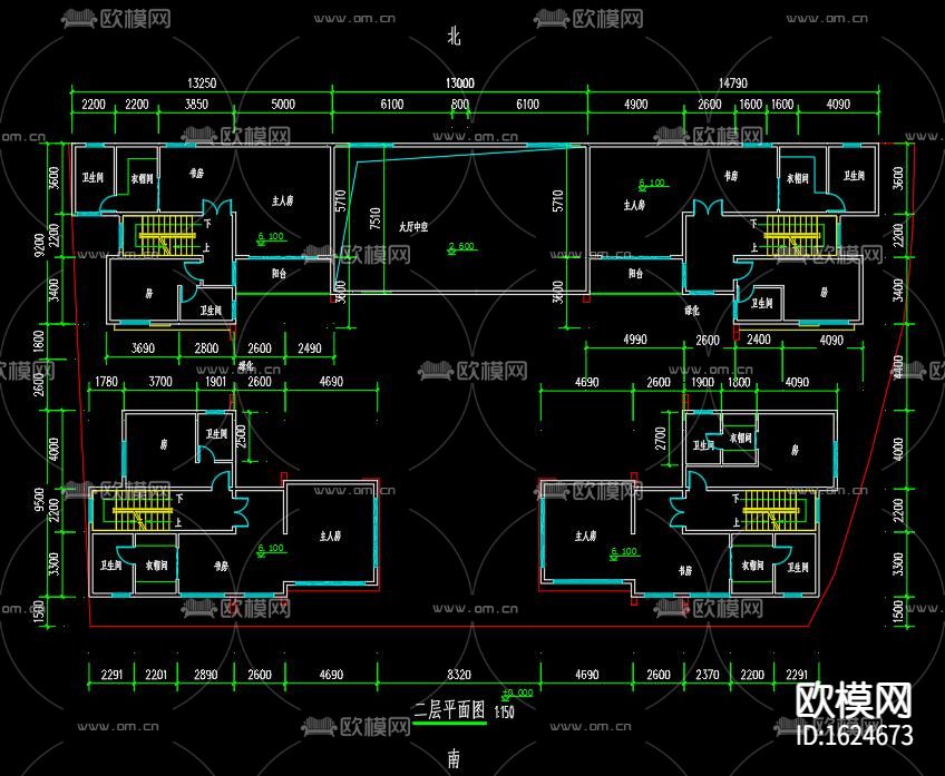新中式四合院下载（渲染图4）
