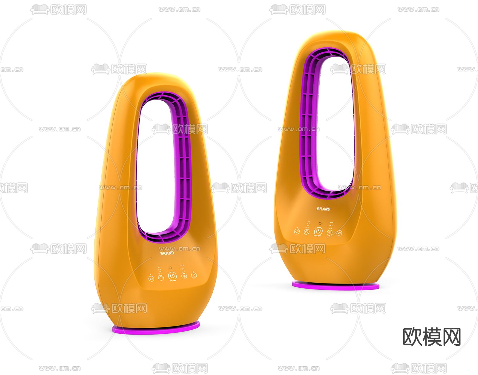 现代无叶风扇3d模型下载