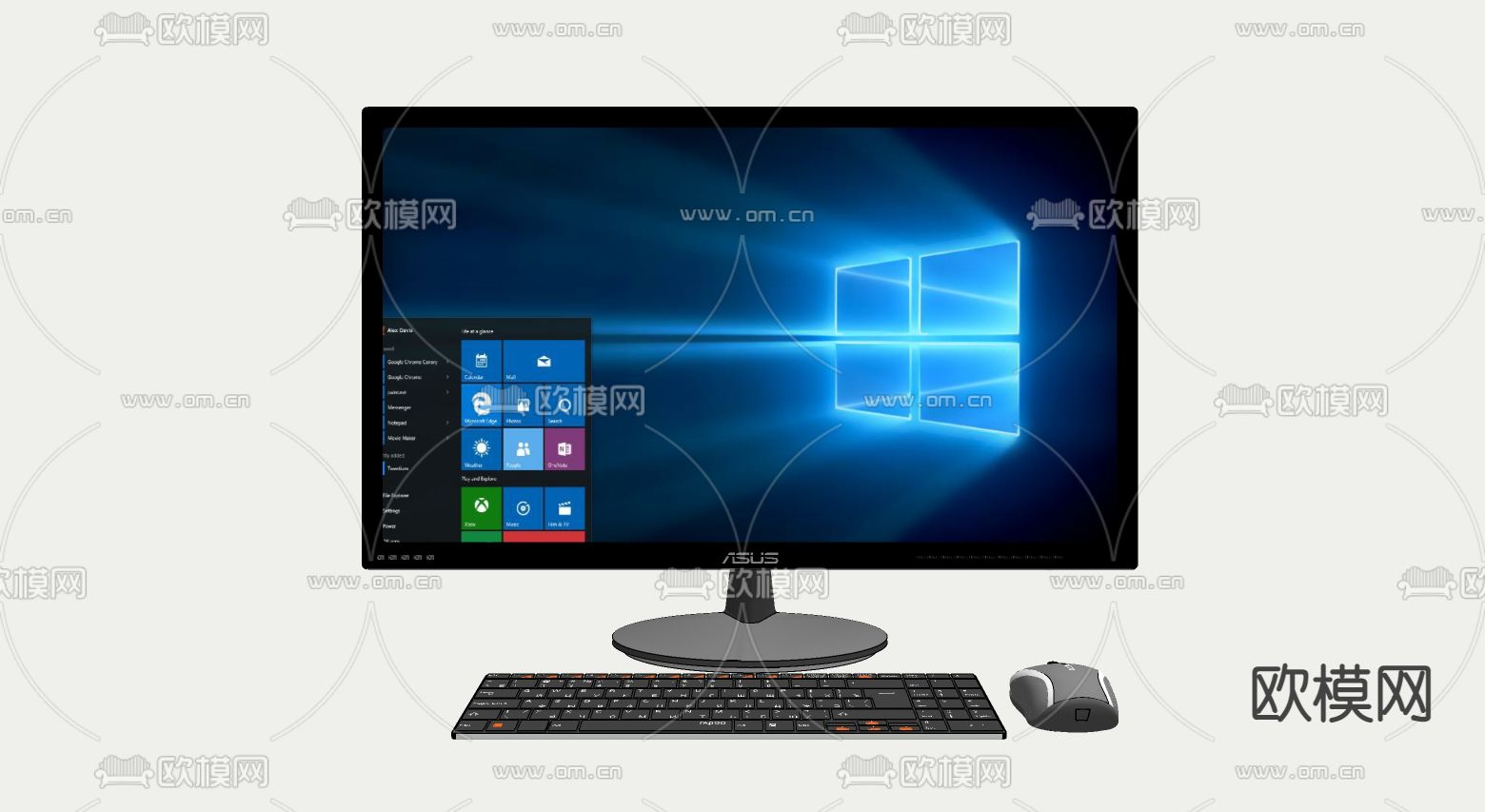 现代电脑su模型