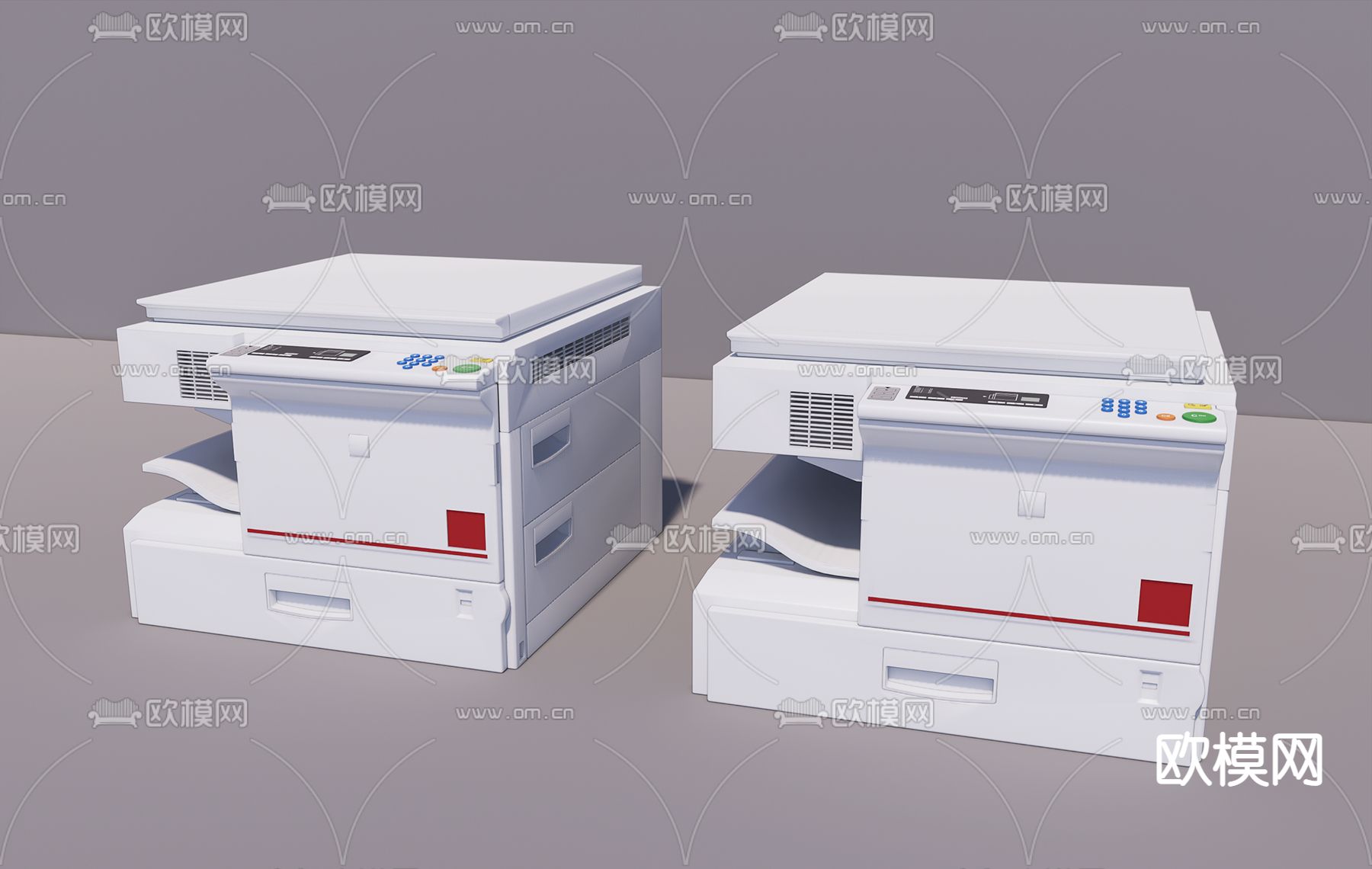 现代打印机su模型