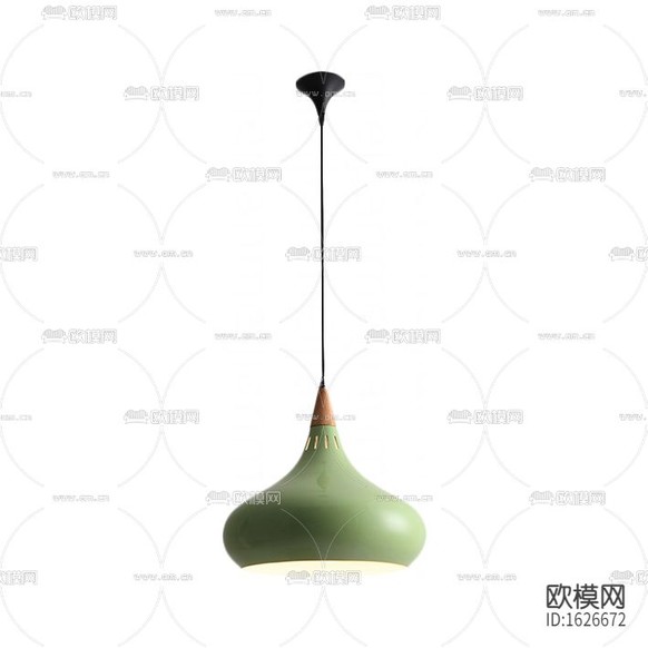 北欧简约彩色铁艺吊灯下载