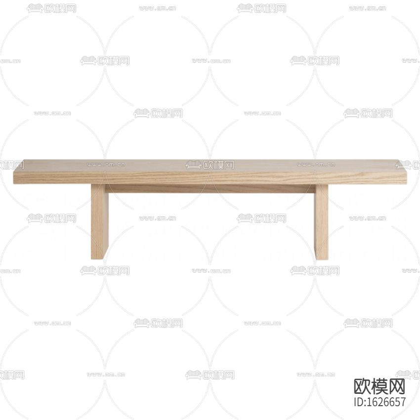 北欧简约原木长凳下载