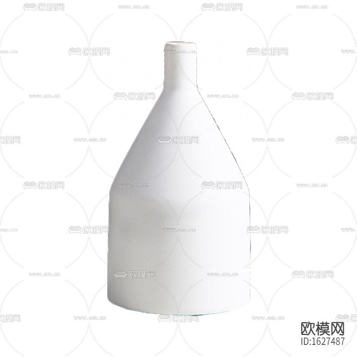北欧简约白色陶瓷花瓶