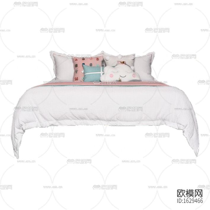 北欧简约卡通布艺床品