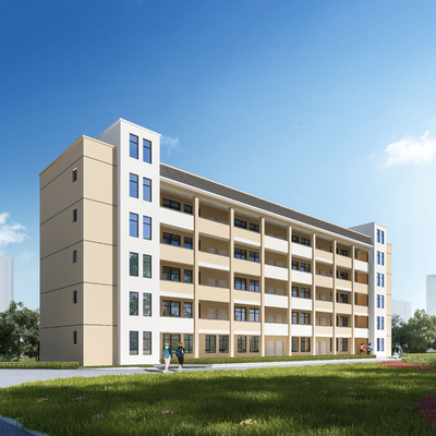 学校教学楼建筑外观3d模型
