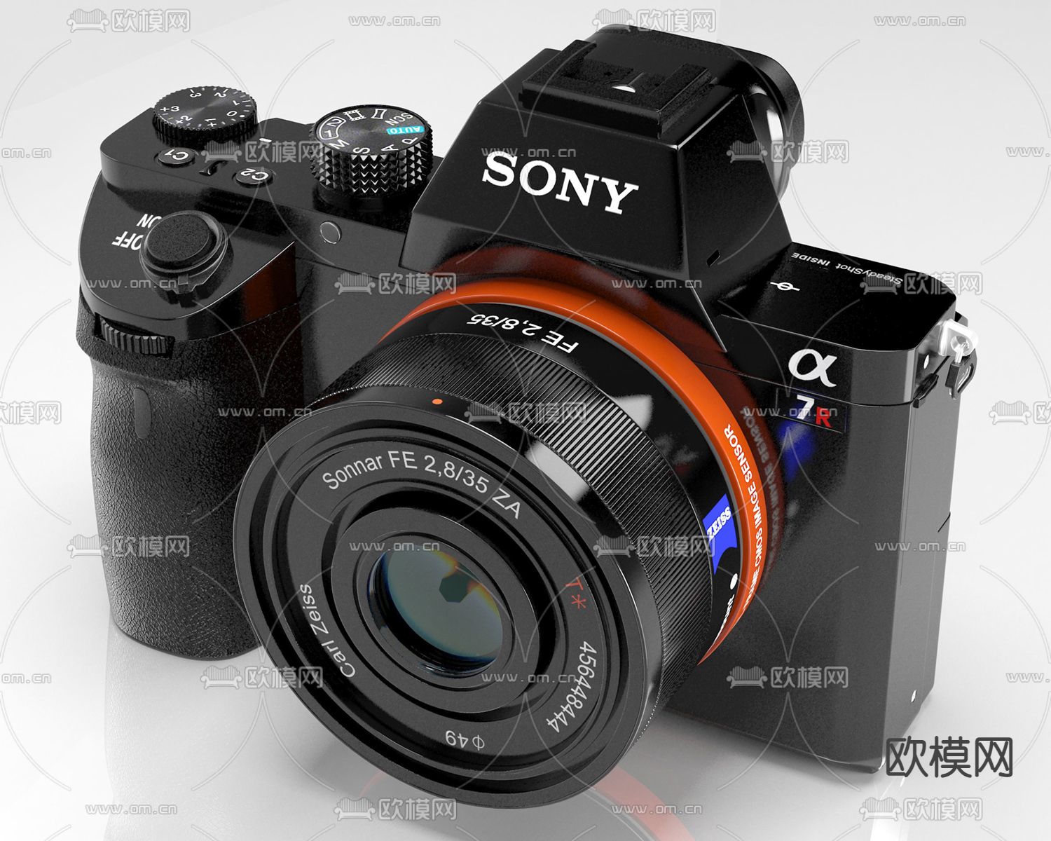 现代索尼数码相机3d模型下载（渲染图3）