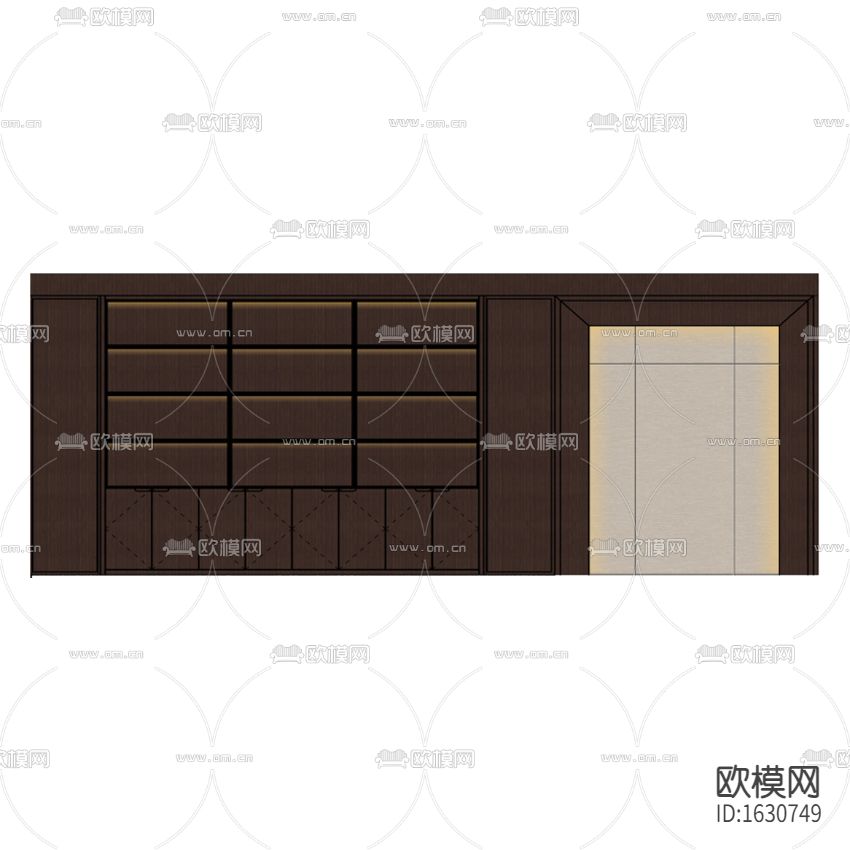 新中式轻奢创意背景墙