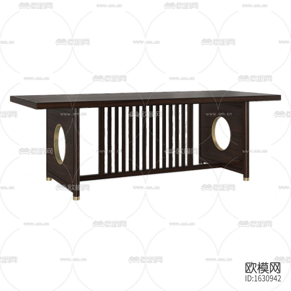 新中式古典禅意实木茶台下载