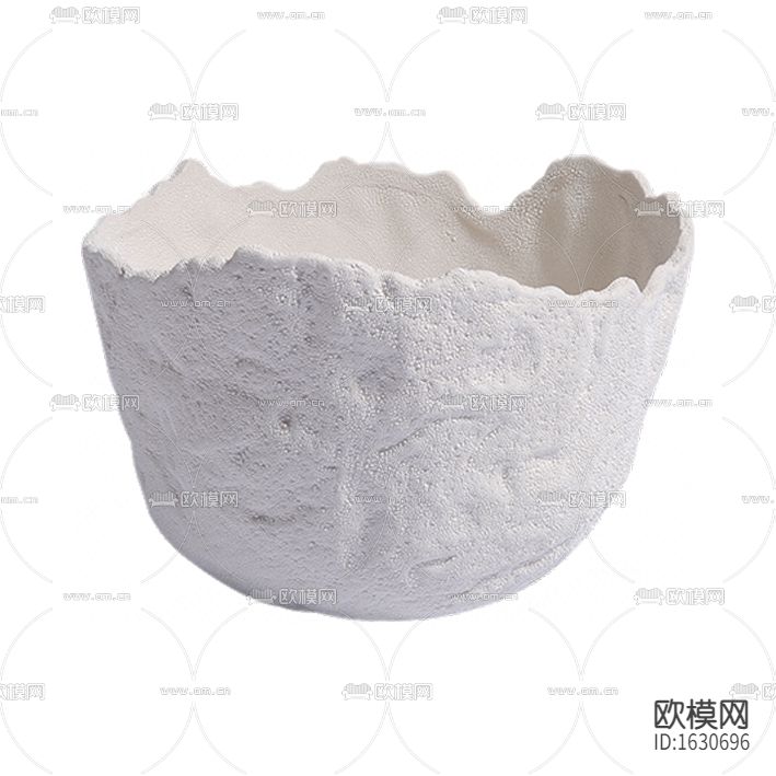 现代创意白色陶瓷磨砂裂纹花瓶下载