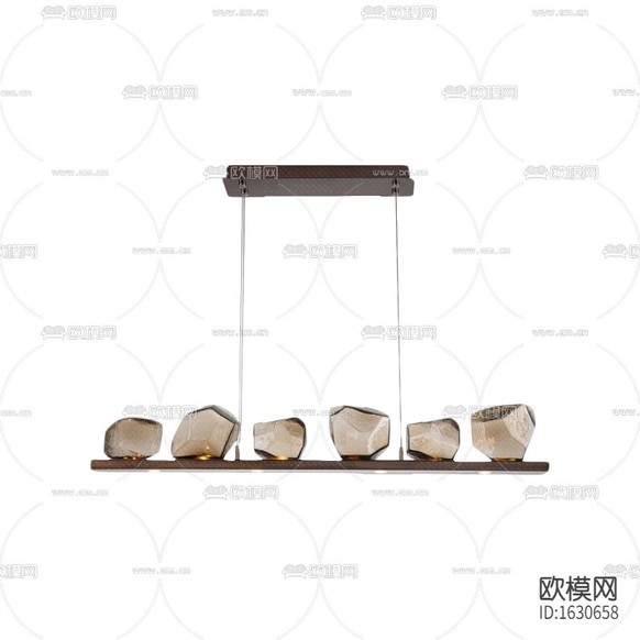 现代简约创意晶石吊灯下载