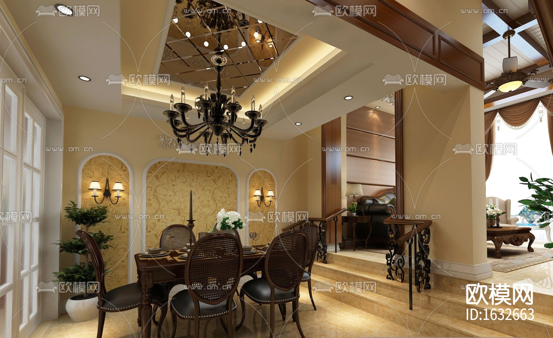 地中海别墅下载（渲染图1）