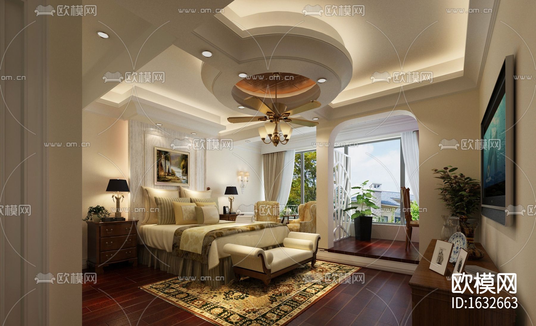 地中海别墅下载（渲染图2）