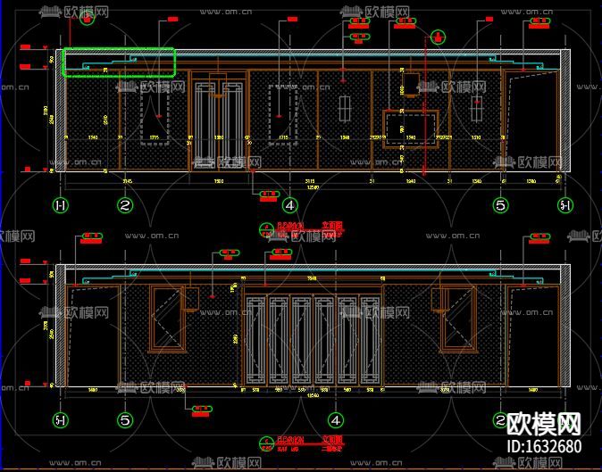 四合院室内外建筑下载（渲染图2）